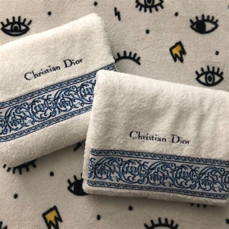 dior towels|dior bath robe.